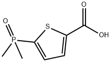 5-(二甲基磷酰基)噻吩-2-羧酸 结构式