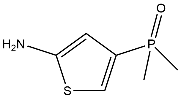 2-Thiophenamine, 4-(dimethylphosphinyl)- Structure