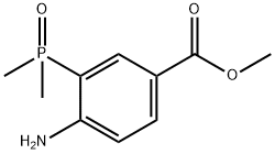 4-氨基-3-(二甲基磷酰基)苯甲酸甲酯,2362014-39-7,结构式