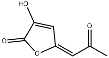 2(5H)-Furanone, 3-hydroxy-5-(2-oxopropylidene)-, (5E)- Structure