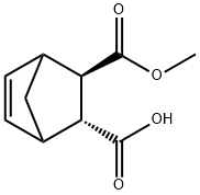 (2R,3R)-3-(Methoxycarbonyl)bicyclo[2.2.1]hept-5-ene-2-carboxylic acid Structure