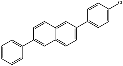 2-(4-chlorophenyl)-6-phenylnaphthalene Structure