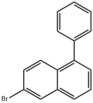 Naphthalene, 6-bromo-1-phenyl- Struktur