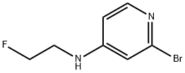 2- 溴- N- (2- 氟乙基) -4- 吡啶胺,2366237-13-8,结构式