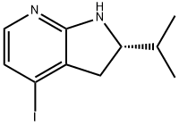 (2S)-4-Iodo-2-isopropyl-2,3-dihydro-1H-pyrrolo[2,3-b]pyridine,2366997-22-8,结构式