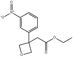 2-(3-(3-硝基苯基)氧杂环丁烷-3-基)乙酸乙酯, 2368844-91-9, 结构式