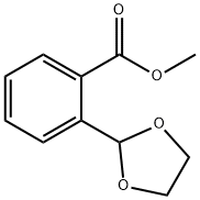 2-(1,3-二氧戊环-2-基)苯甲酸甲酯,23691-81-8,结构式