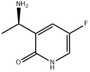 2(1H)-Pyridinone, 3-[(1R)-1-aminoethyl]-5-fluoro- Structure