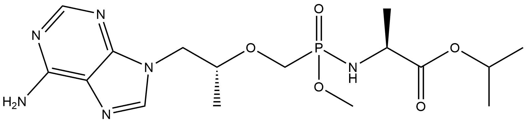 替诺福韦拉酚氨酯杂质38(替诺福韦艾拉酚胺杂质),2374212-21-0,结构式