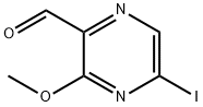 2-Pyrazinecarboxaldehyde, 5-iodo-3-methoxy- 化学構造式