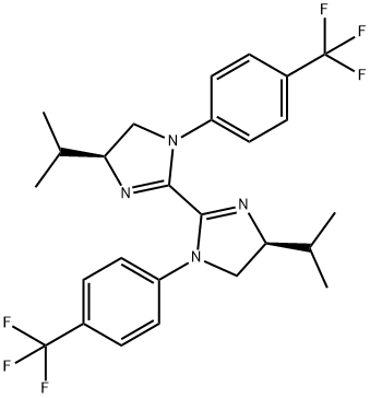 2374958-84-4 (4S,4'S)-4,4'-二异丙基-1,1'-双(4-(三氟甲基)苯基)-4,4',5,5'-四氢-1H,1'H-2,2'-联咪唑