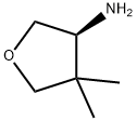 3-Furanamine, tetrahydro-4,4-dimethyl-, (3S)- Structure