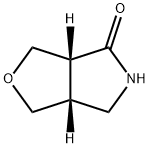 4H-Furo[3,4-c]pyrrol-4-one, hexahydro-, (3aR,6aR)- Structure