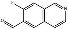 6-Isoquinolinecarboxaldehyde, 7-fluoro- Struktur