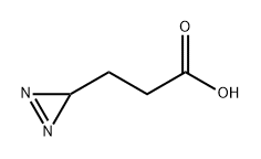 3-(3H-二氮杂-3-基)丙酸, 2375339-62-9, 结构式