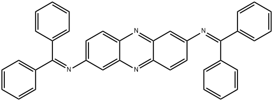 N,N'-(吩嗪-2,7-二基)双(1,1-二苯基甲亚胺) 结构式