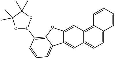 Benzo[b]phenanthro[2,3-d]furan, 11-(4,4,5,5-tetramethyl-1,3,2-dioxaborolan-2-yl)- Structure