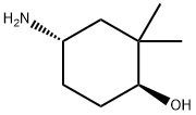 Cyclohexanol, 4-amino-2,2-dimethyl-, (1S,4S)- Structure