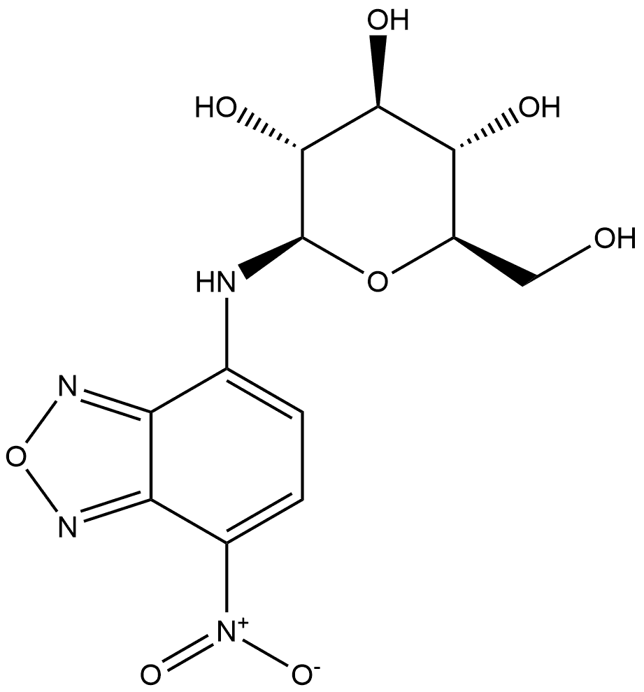 β-D-Glucopyranosylamine, N-(7-nitro-2,1,3-benzoxadiazol-4-yl)- Struktur