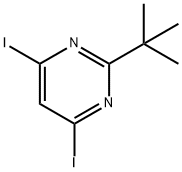 2-(叔丁基)-4,6-二碘嘧啶, 2377031-70-2, 结构式