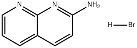1,8-Naphthyridin-2-amine, hydrobromide (1:1) Structure
