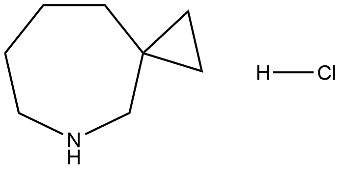 5-Azaspiro[2.6]nonane hydrochloride Struktur