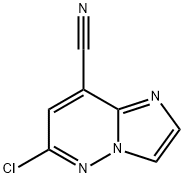 Imidazo[1,2-b]pyridazine-8-carbonitrile, 6-chloro- Structure