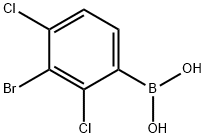 (3-溴-2,4-二氯苯基)硼酸,2377607-92-4,结构式