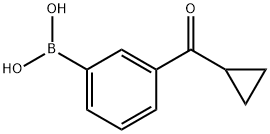 3-(Cyclopropylcarbonyl)phenylboronic acid Struktur