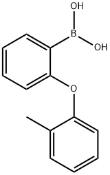 2-(2-Methylphenoxy)phenylboronic acid 结构式