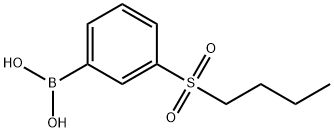 3-(Butane-1-sulfonyl)phenylboronic acid Struktur