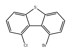 Dibenzothiophene, 1-bromo-9-chloro- Struktur