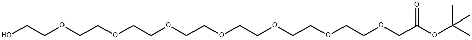 HO-PEG7-CH2COOtBu
 Structure