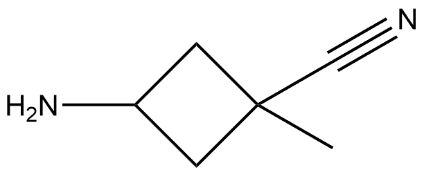 3-氨基-1-甲基环丁烷-1-腈, 2378421-19-1, 结构式