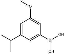 (3-Isopropyl-5-methoxyphenyl)boronic acid 结构式