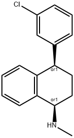 1-Naphthalenamine, 4-(3-chlorophenyl)-1,2,3,4-tetrahydro-N-methyl-, (1R,4R)-rel-|舍曲林杂质4(舍曲林EP杂质D)