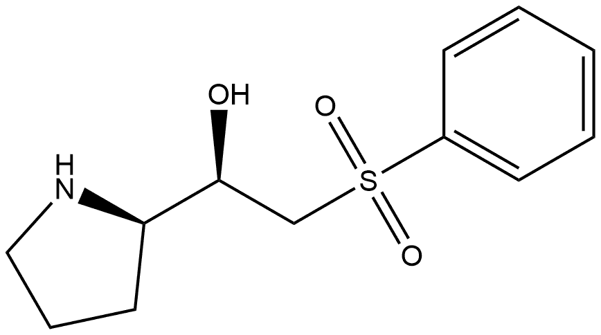 2-Pyrrolidinemethanol, α-[(phenylsulfonyl)methyl]-, (αR,2R)-|2-PYRROLIDINEMETHANOL, Α-[(PHENYLSULFONYL)METHYL]-, (ΑR,2R)-