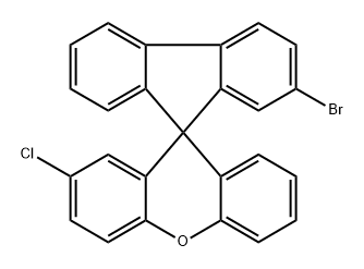 2-溴-2′-氯-螺[9H-芴-9,9′-[9H]氧杂蒽] 结构式