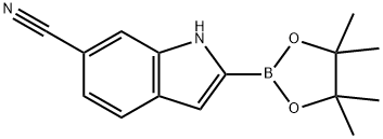 6-Cyano-1H-indole-2-boronic acid picol ester|6-氰基-1H-吲哚-2-硼酸频哪醇酯