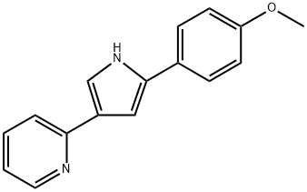 2-(5-(4-methoxyphenyl)-1H-pyrrol-3-yl)pyridine Structure