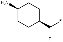 顺式-4-(二氟甲基)环己胺 结构式