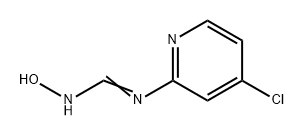 N-(4-氯吡啶-2-基)-N'-羟基甲酰胺,2379814-46-5,结构式