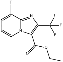 Ethyl 8-fluoro-2-(trifluoromethyl)imidazo(1,2-a)pyridine-3-carboxylate|