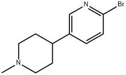 2-溴-5-(1-甲基哌啶-4-基)吡啶, 2380302-19-0, 结构式