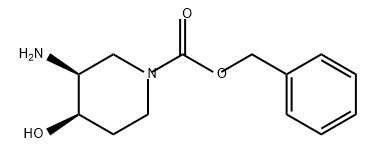 (3S,4R)-3-氨基-4-羟基哌啶-1-甲酸苄酯, 2382094-59-7, 结构式