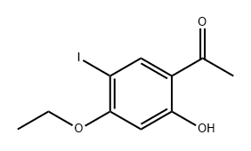Ethanone, 1-(4-ethoxy-2-hydroxy-5-iodophenyl)- Struktur