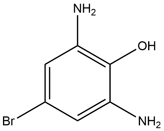 2,6-Diamino-4-bromophenol,2382992-66-5,结构式