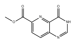 Pyrido[3,2-d]pyrimidine-6-carboxylic acid, 3,4-dihydro-4-oxo-, methyl ester Struktur