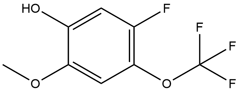 5-Fluoro-2-methoxy-4-(trifluoromethoxy)phenol Structure