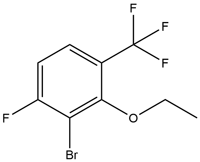 2-Bromo-3-ethoxy-1-fluoro-4-(trifluoromethyl)benzene Structure